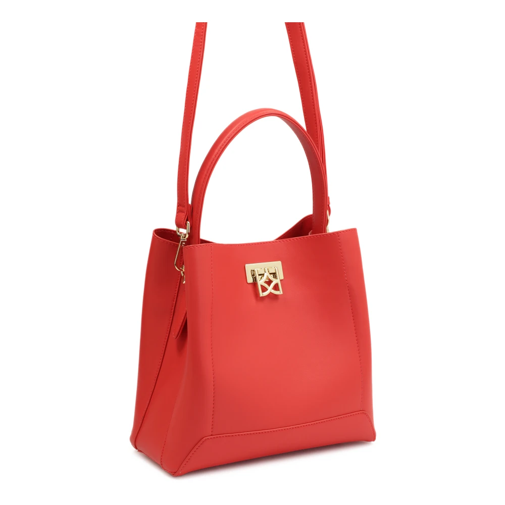 Kazar Rode handtas met stijve bodem Red Dames