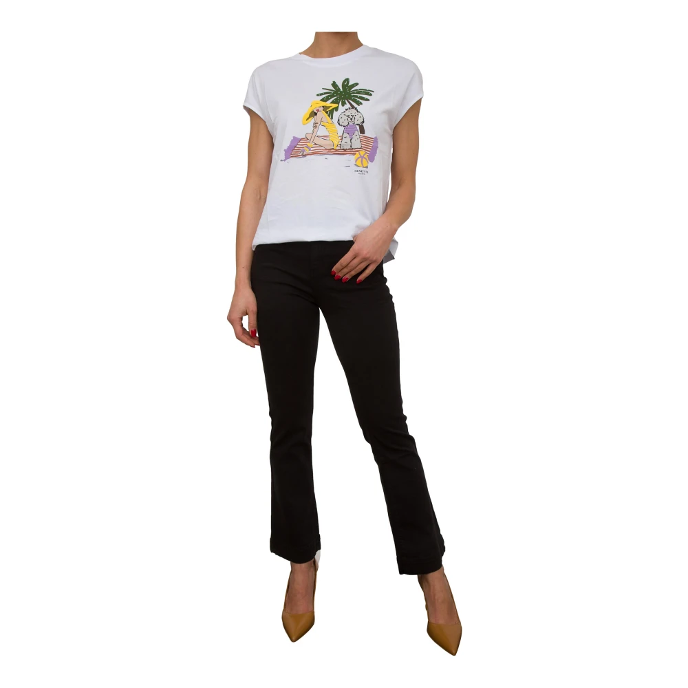 Nenette Flared Jeans Black Dames