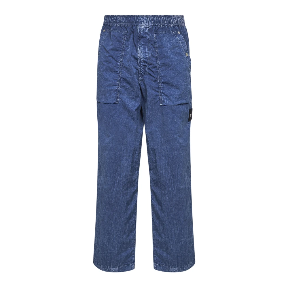 Stone Island Blue Straight Jeans - Male - Straight Fit Jeans - W32 - Jeans