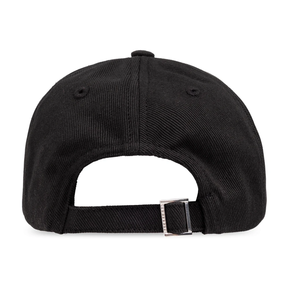Jacquemus Baseballpet met logo Black Unisex