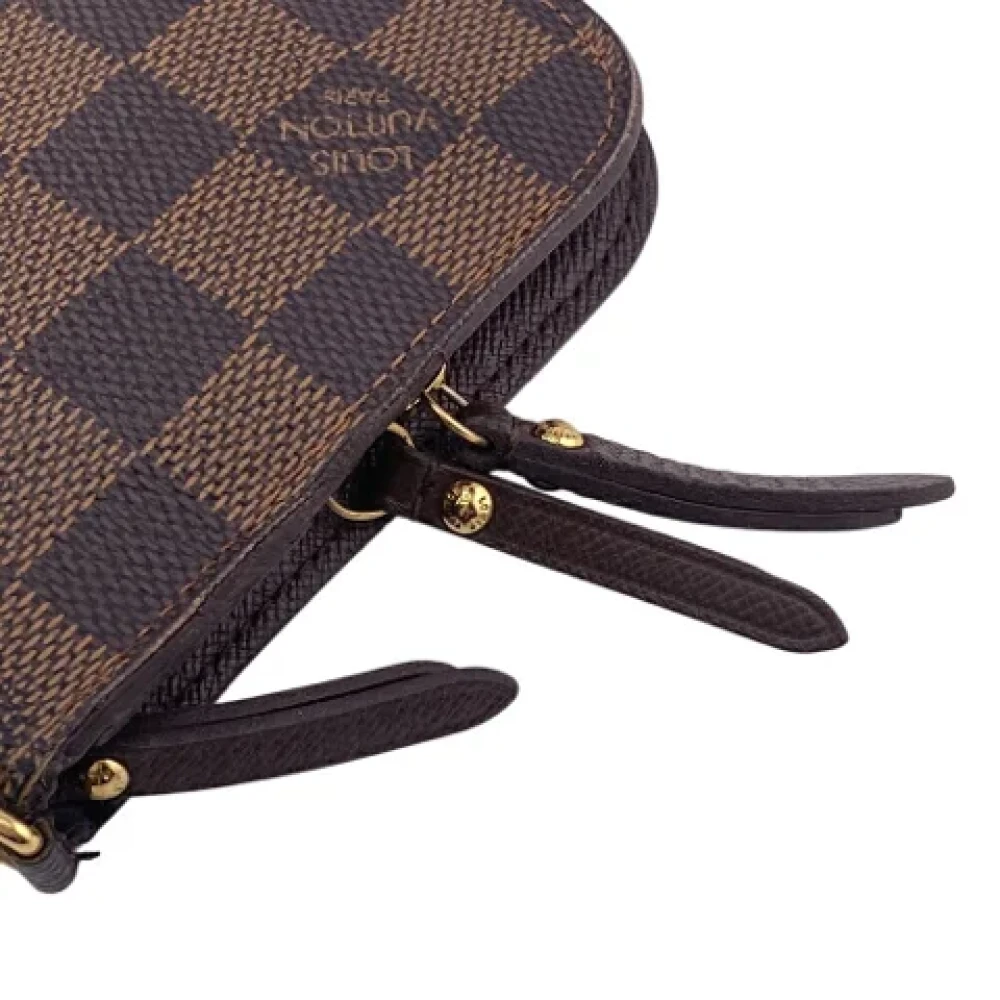 Louis Vuitton Vintage Pre-owned Canvas wallets Brown Dames