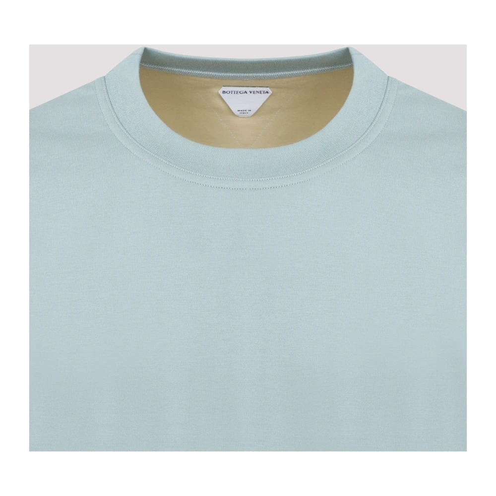 Bottega Veneta Blauw T-shirt & Polo voor Mannen Blue Heren