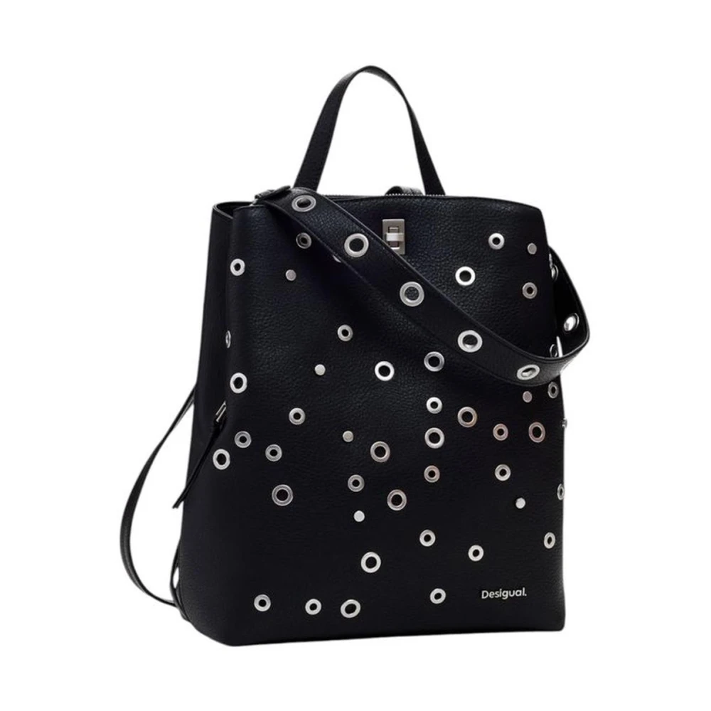 Desigual Polyurethaan Damesrugzak Collectie Black Dames