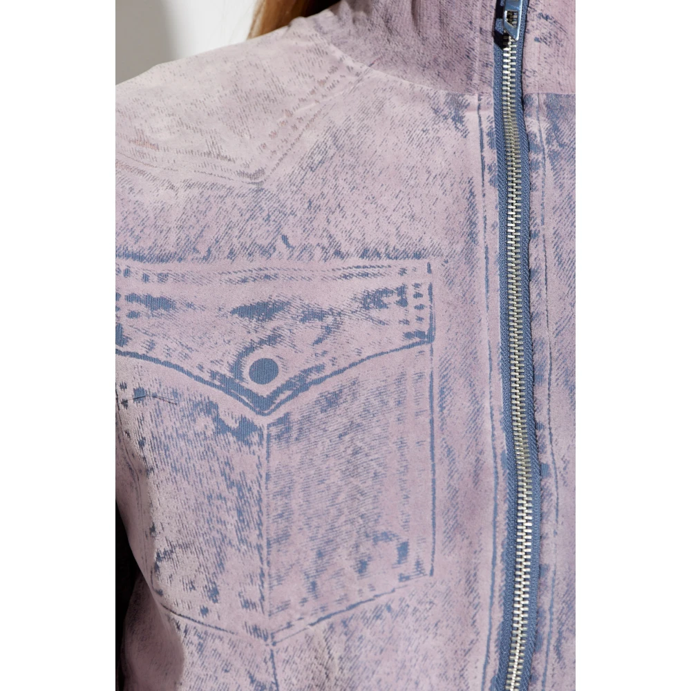 Diesel Sweatshirt F-Slitly Pink Dames