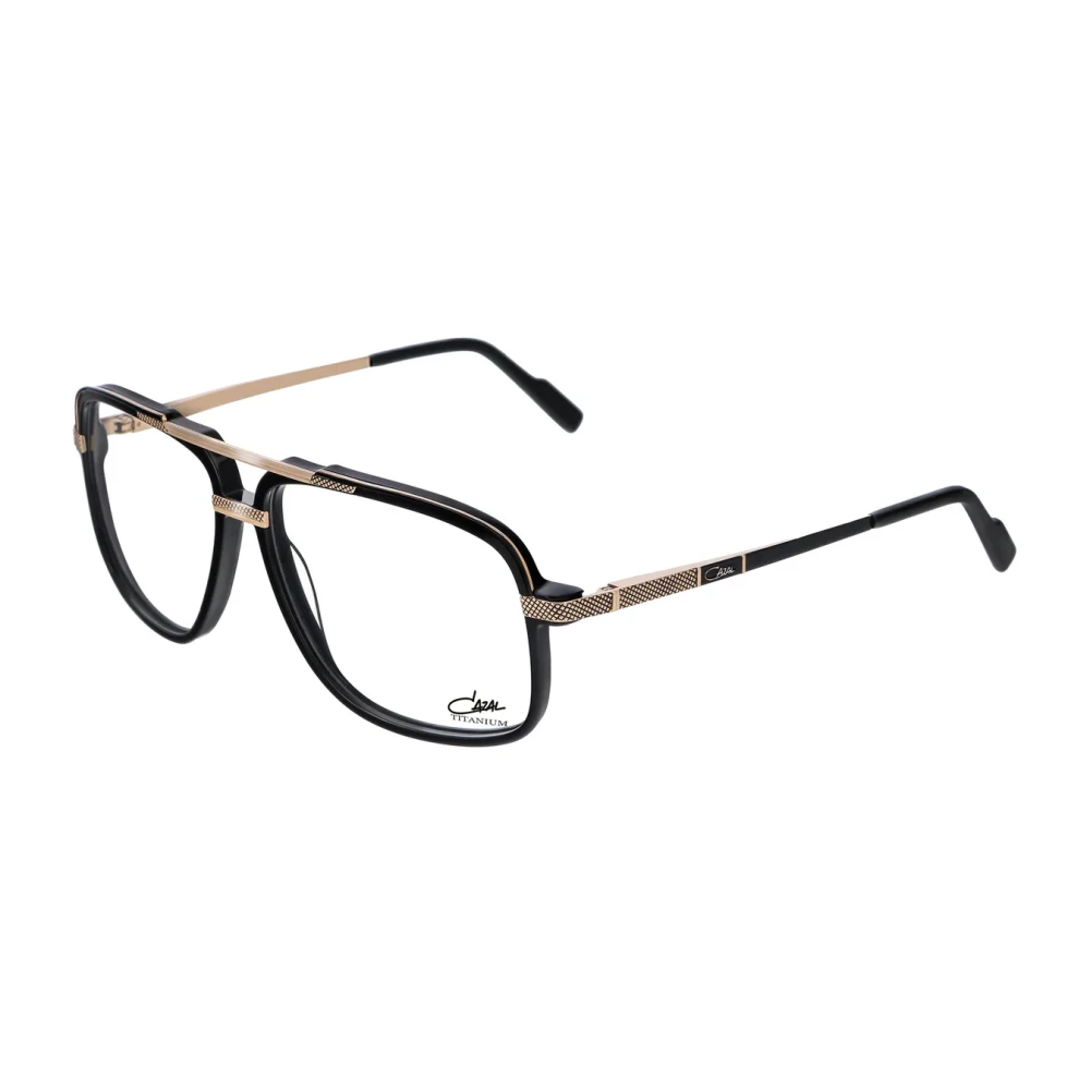 Cazal Vintage Aviator Stijl Zwarte Bril Black Unisex