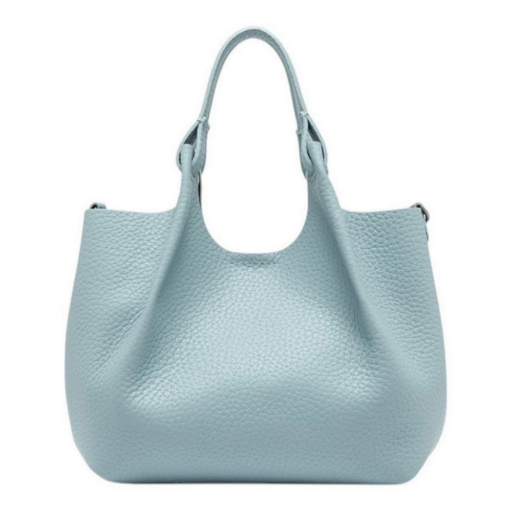 Gianni Chiarini Doorzichtige Blauwe Leren Bubble Tas Blue Dames