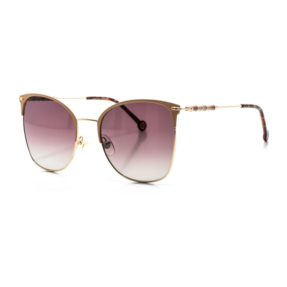 Carolina Herrera Donna Multicolor - Occhiali Da Sole Ovali In Metallo - Accessories - E - One Size