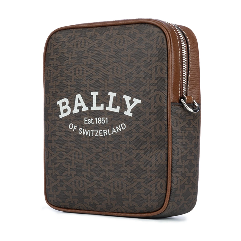 Bally Extra-Accessori Messenger Bag Brown Heren
