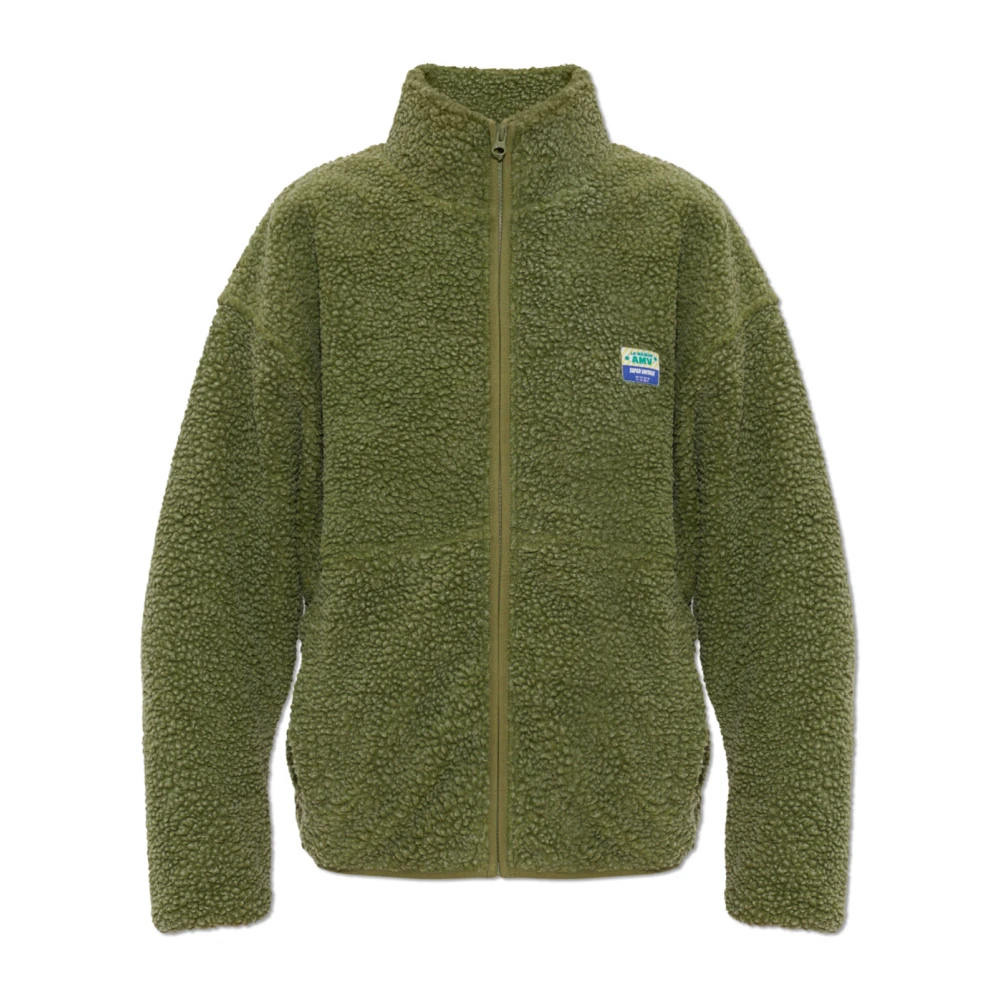 American Vintage Grön Hoktown Fleece Jacket