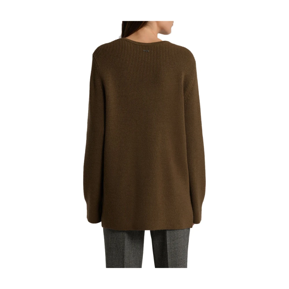 Hugo Boss Gebreide Trui Groen Green Dames