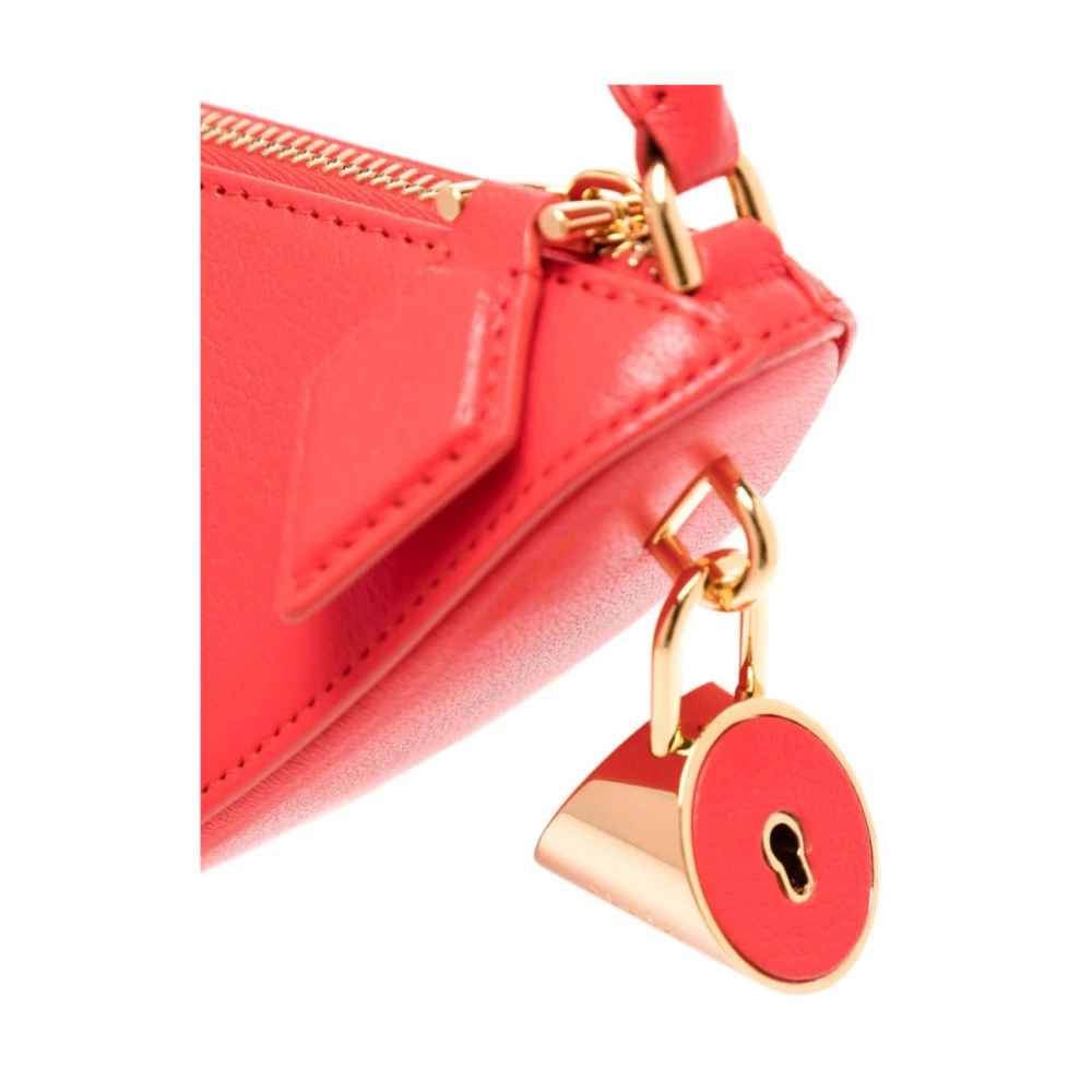 Alaïa Rode Gladde Korrel Leren Handtas Red Dames