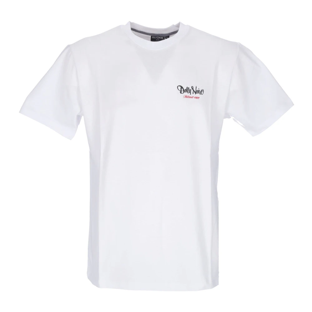 Dolly Noire Grafische Print Crew Neck T-Shirt White Heren