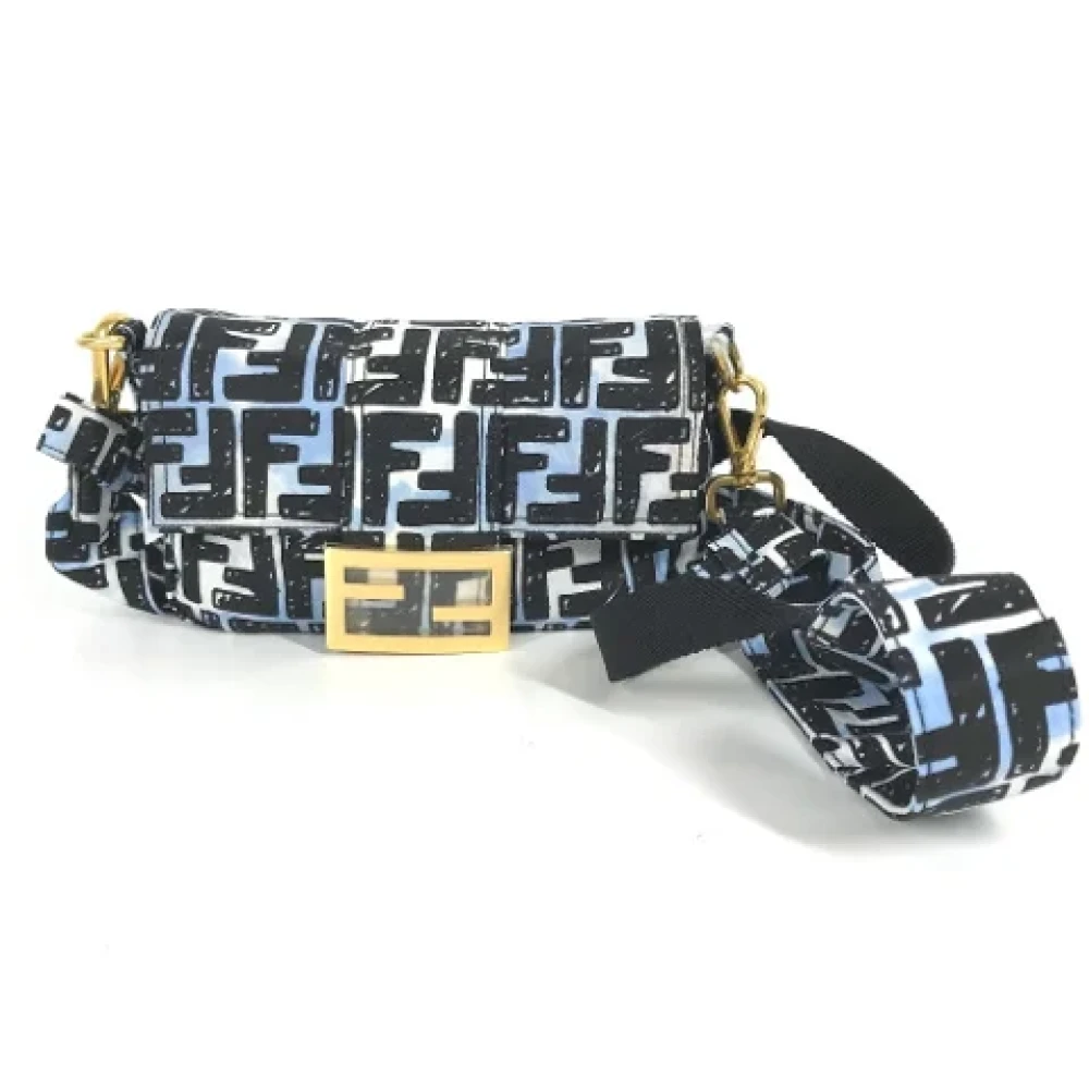 Fendi Vintage Pre-owned Nylon fendi-bags Blue Dames