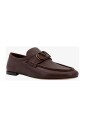 brown-flat-shoes-with-logo-sole