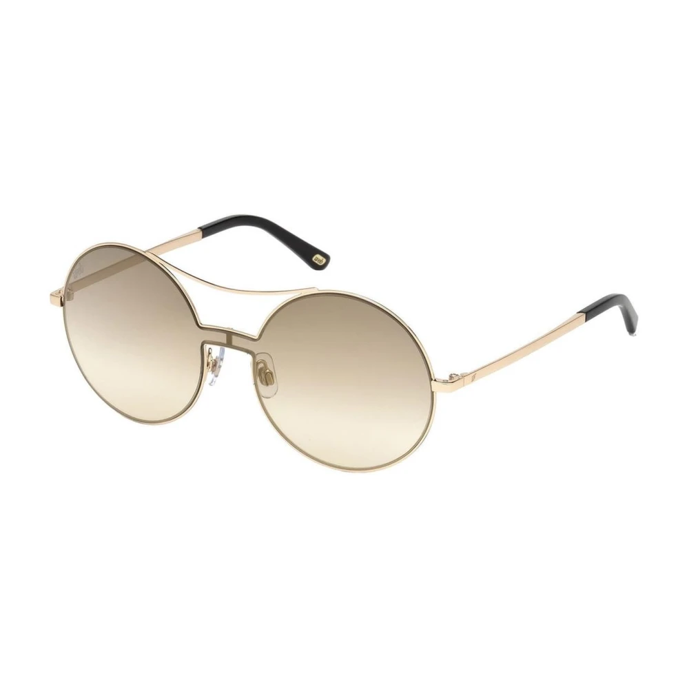 Web Eyewear Women's Yellow Metal Aviator Sunglasses