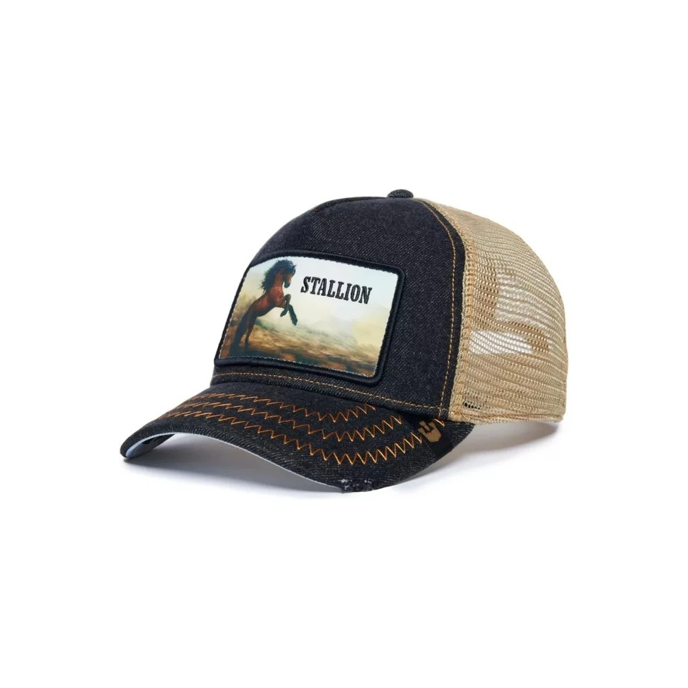 Goorin Bros Zwarte Bison Trucker Cap Black Heren