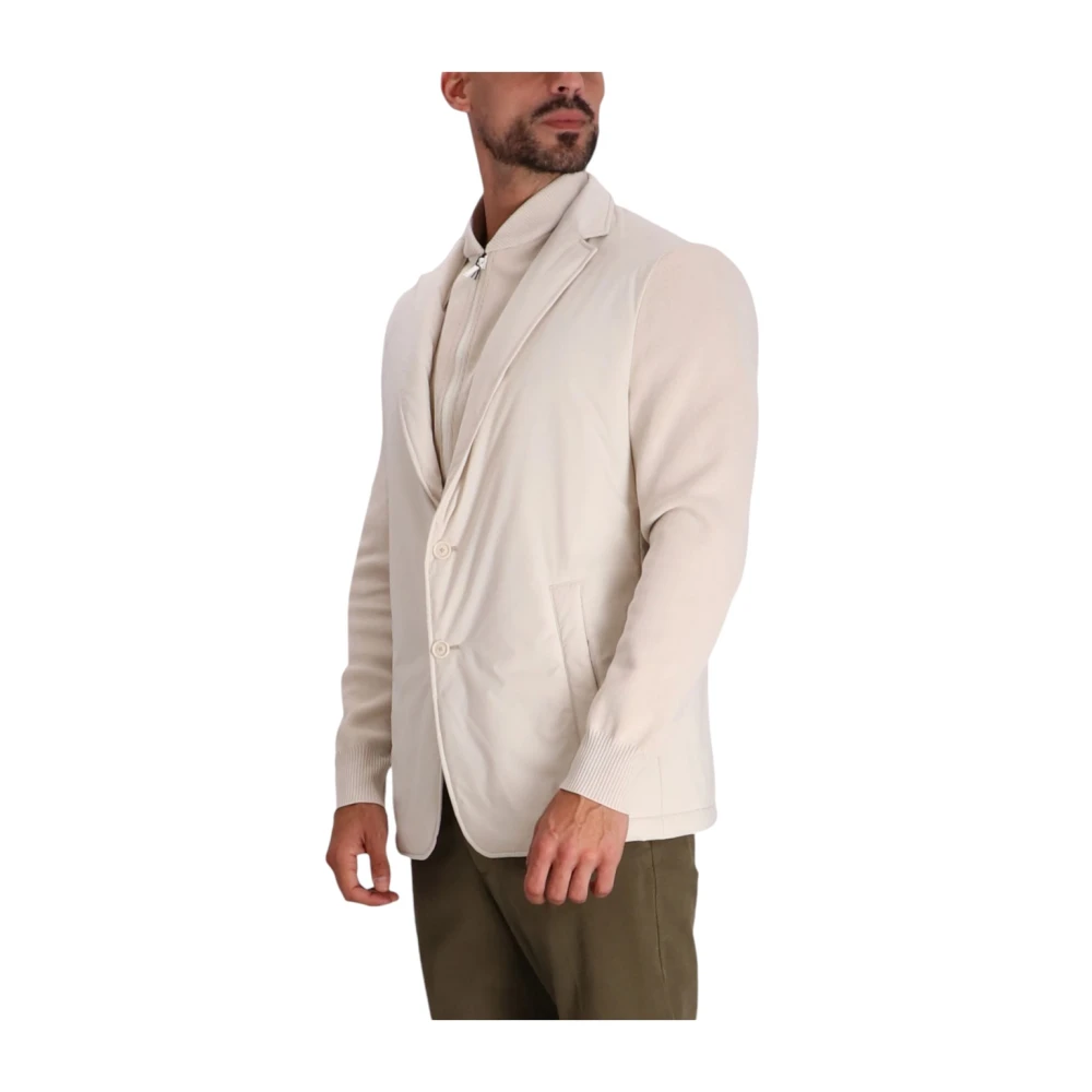 Boss Stijlvolle Blazer Beige Heren