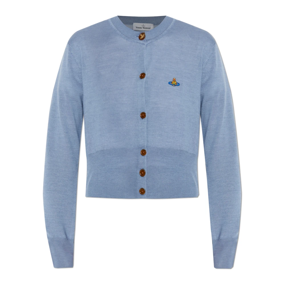 Vivienne Westwood Donna Blu - Bea Cropped Cardi - Knitwear - L