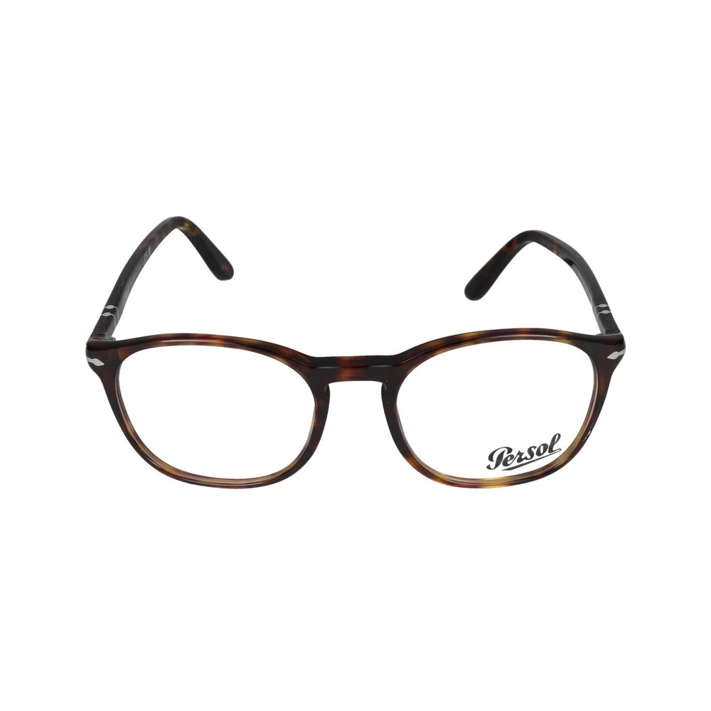 Persol Men's Brown Glasses, 50 Mm, Stylish Eyeglasses With Upc Code