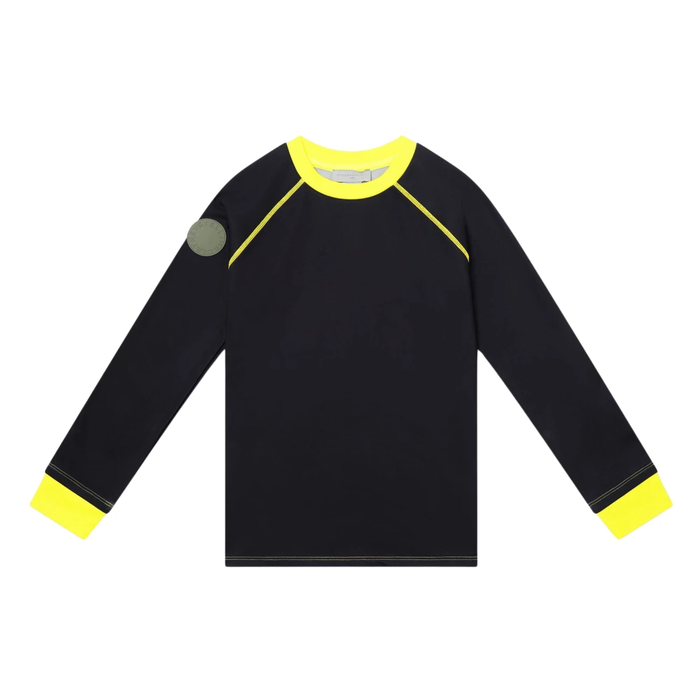 Stella Mccartney Boys Black Thermal Ski Top - Kids Short Sleeve T-Shirts - 4 Y - Kids