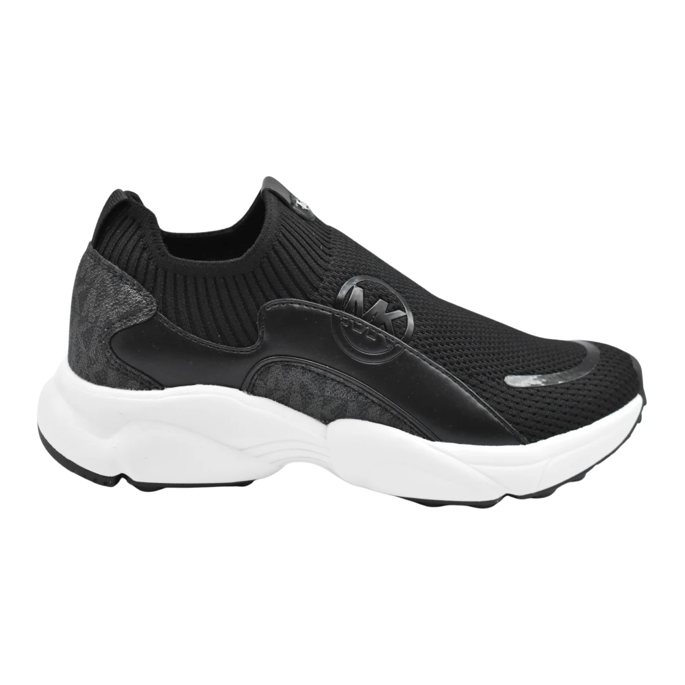 Michael Kors Sami Stretch Knit Trainer Dames Schoenen Zwart