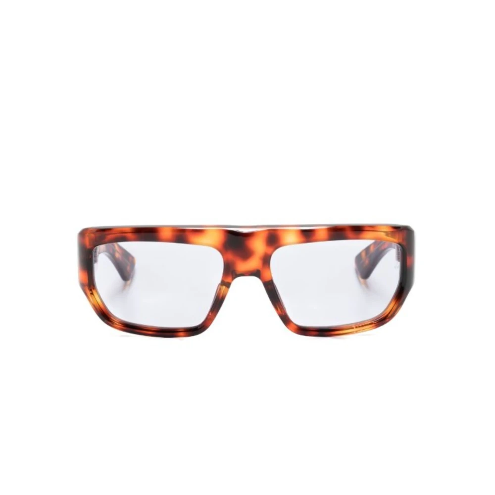 Jacques Marie Mage Stijlvolle zonnebril voor een gedurfde look Brown Dames
