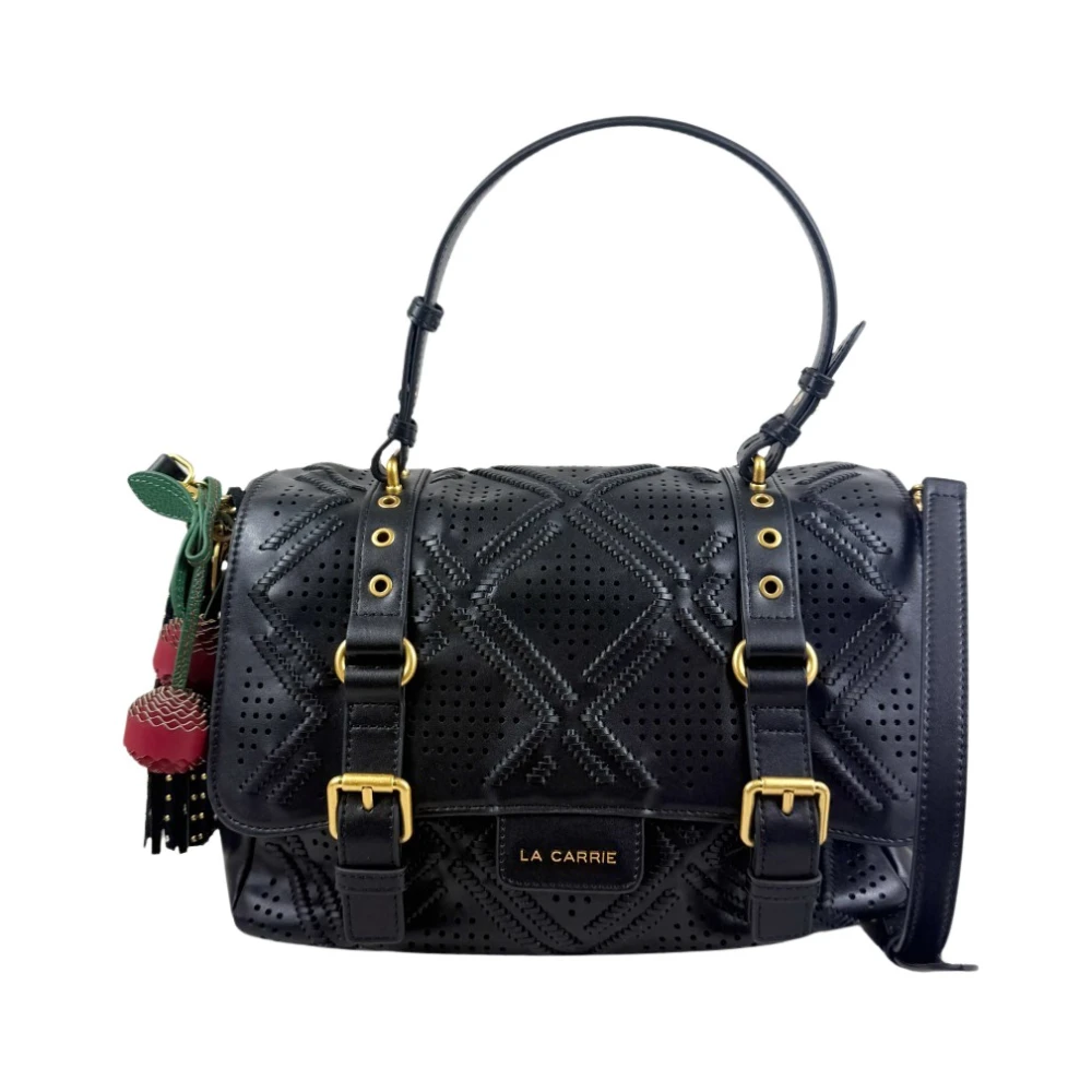 La Carrie Mujer Negro - Labyrinth Atena Big Manico + Patta - Bags - One Size