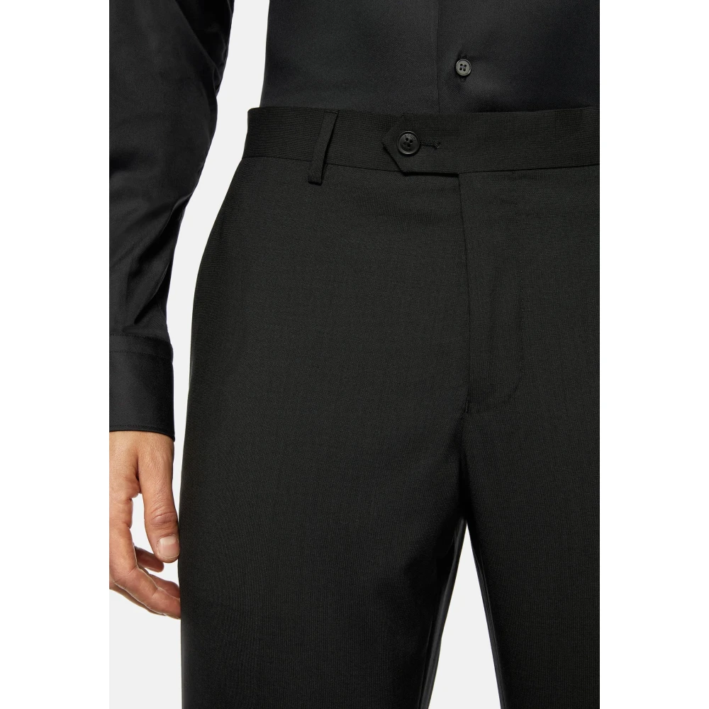 Boggi Milano Wol Stretch Pak Anversa Black Heren