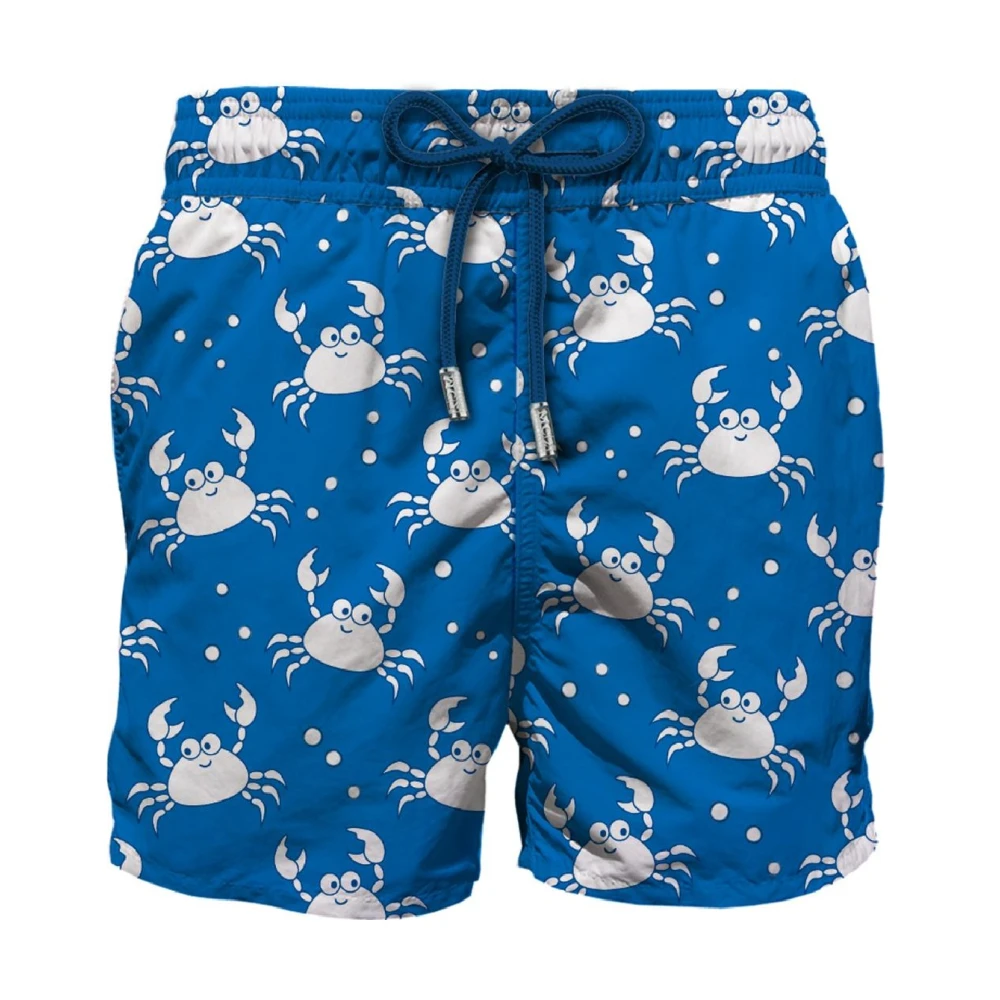 Saint Barth Gustavia Strandkleding Collectie Blue Heren