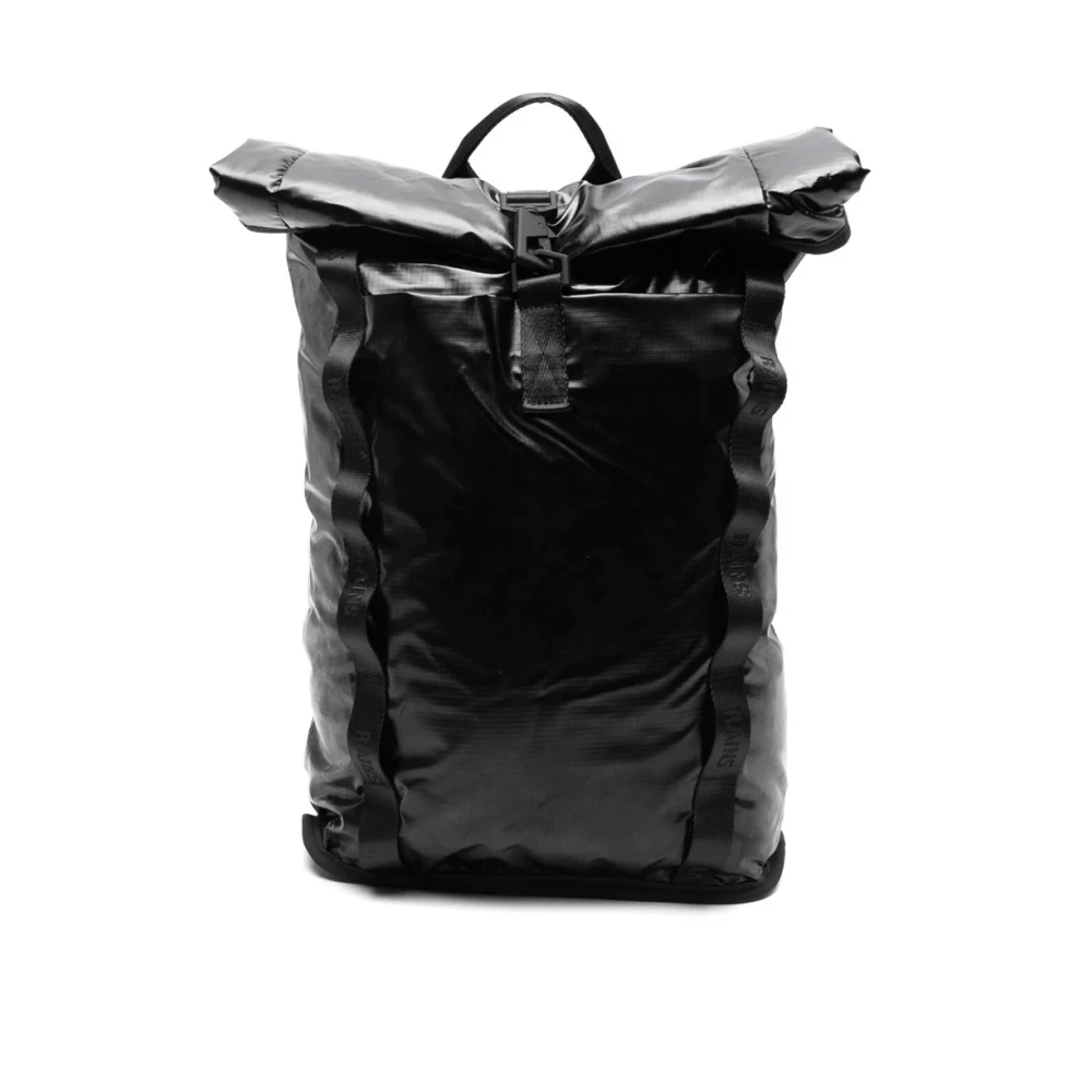 Rains Waterdichte Roltop Rugzak Black Dames