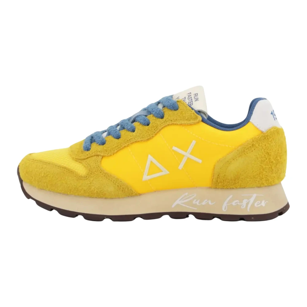 Sun68 Yellow Sneakers, Male, 11 Uk, Low Top Trainers