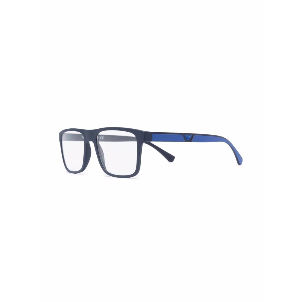 Emporio Armani Men's Blue Glasses, 54 Mm, Clip-On Sunglasses