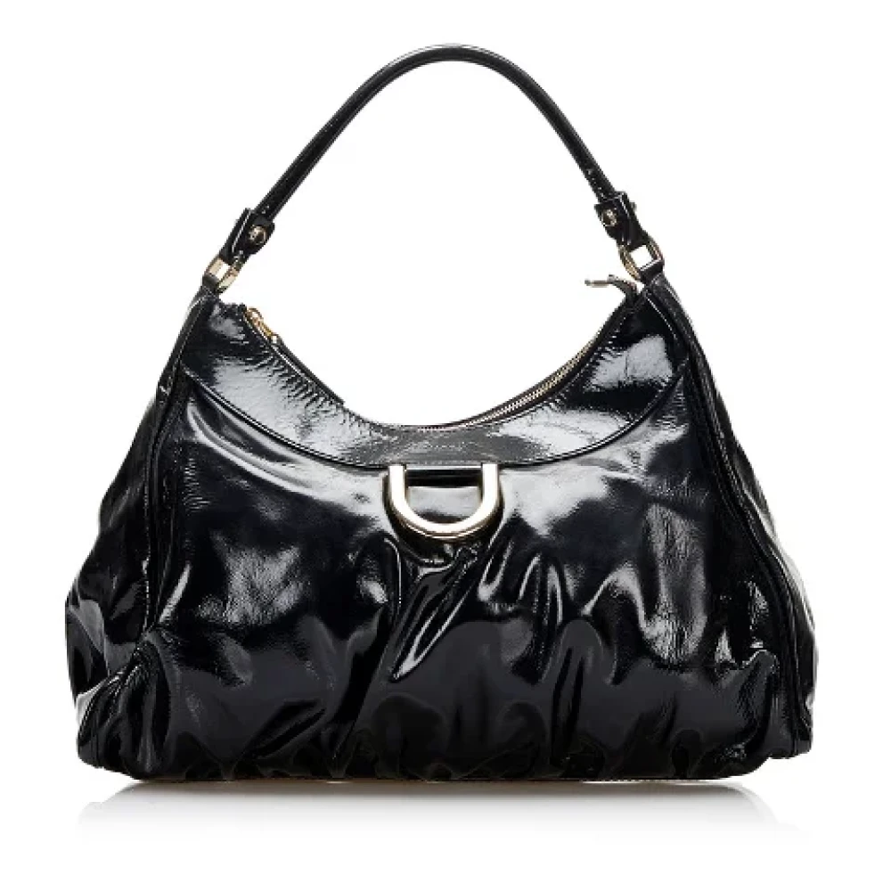 Gucci Vintage Pre-owned Leather handbags Black Dames