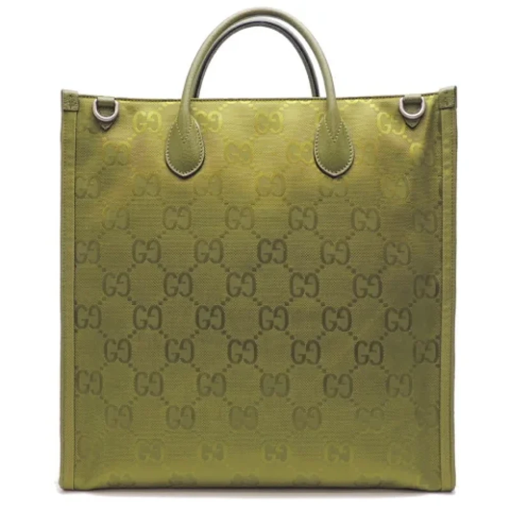 Gucci Vintage Pre-owned Fabric gucci-bags Green Dames