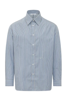 Couture Seam Randig Overshirt