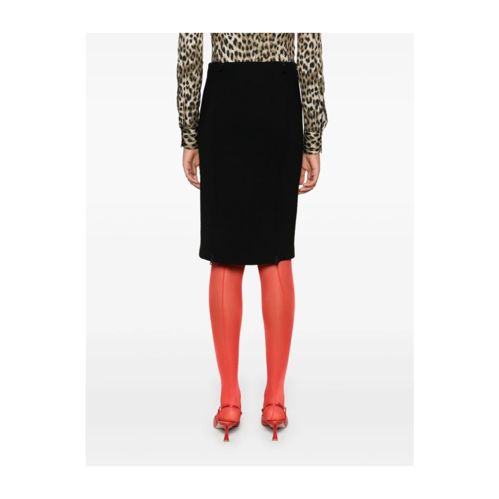N21 Midi Rokken in Zwart Gonna Stijl Black Dames