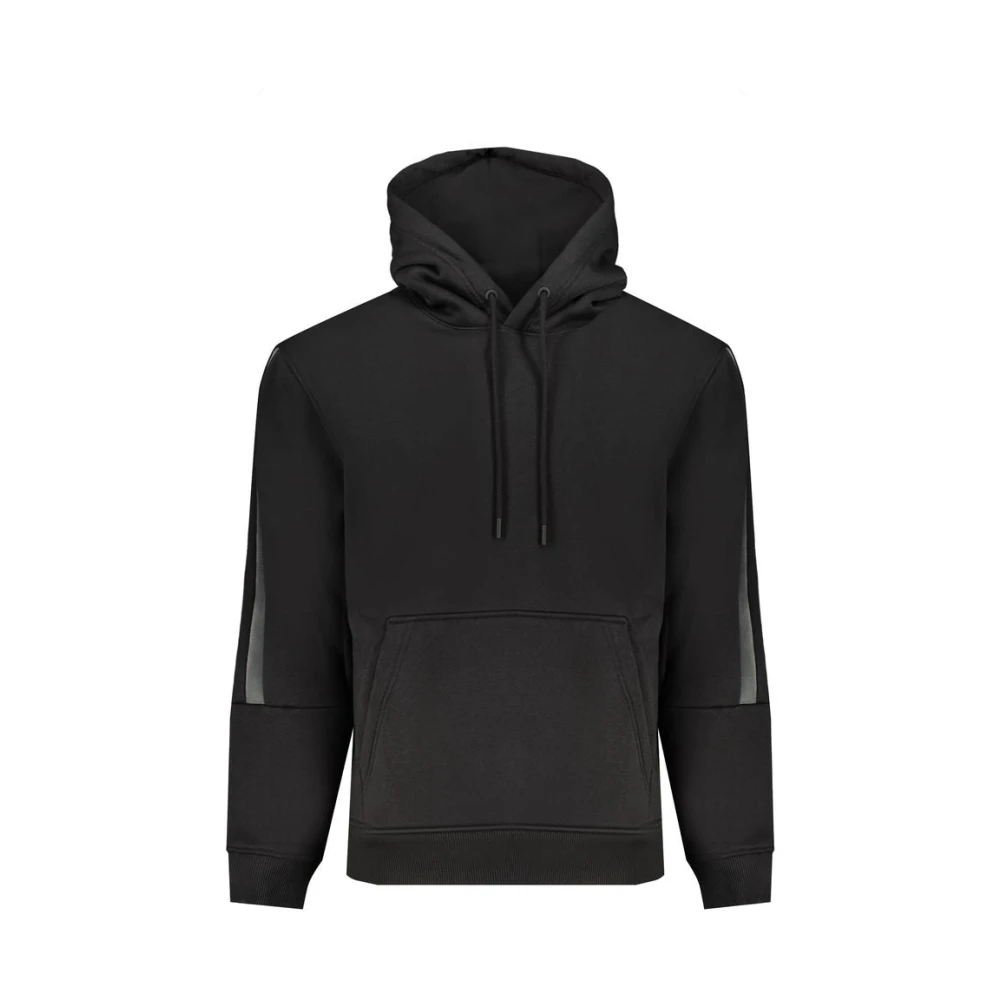 Calvin Klein Zwarte Katoenen Hoodie met Logo Black Heren