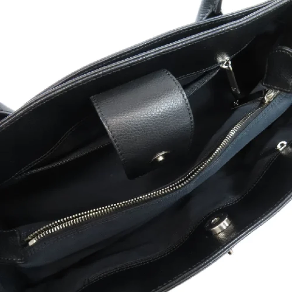 Chanel Vintage Pre-owned Canvas totes Black Dames