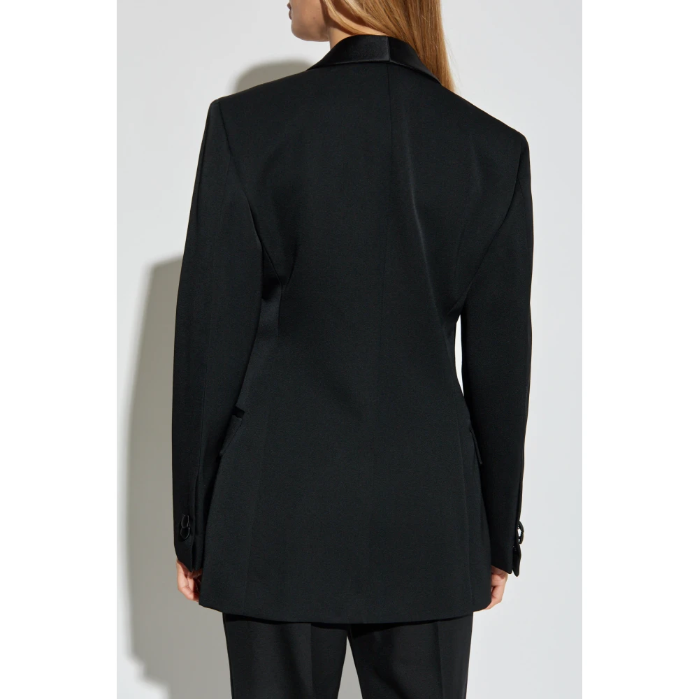 Bottega Veneta Wollen jas Black Dames