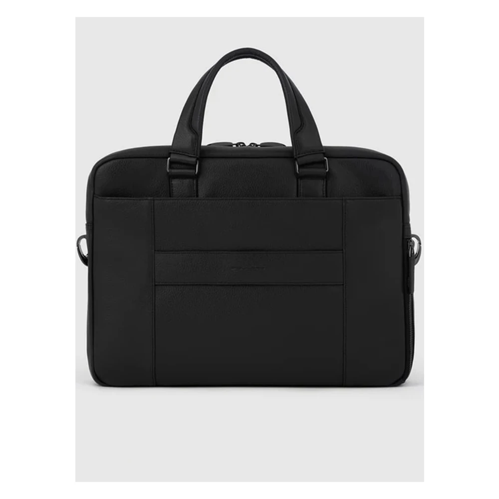 Piquadro Slanke Computer en iPad Pro 12.9 Hoes Black Heren
