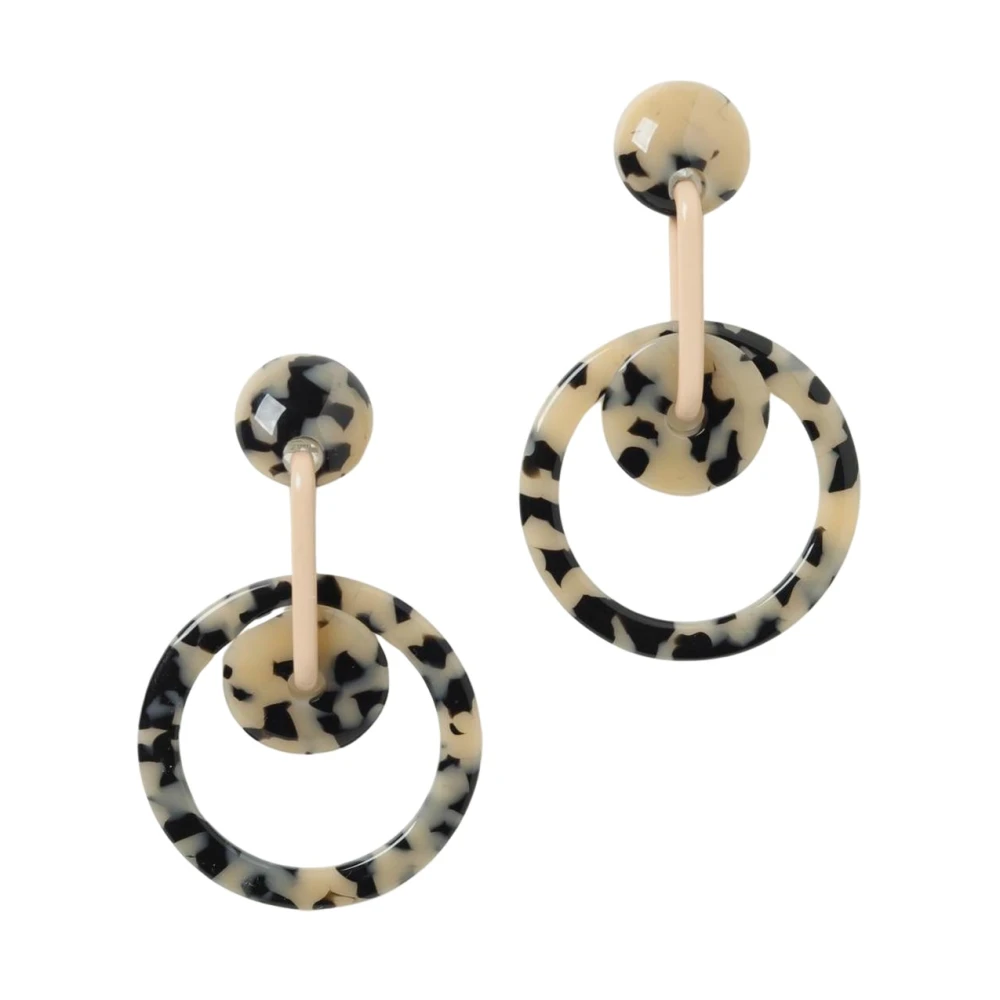 Emporio Armani Women's Chic Circular Drop Earrings For Any Occasion