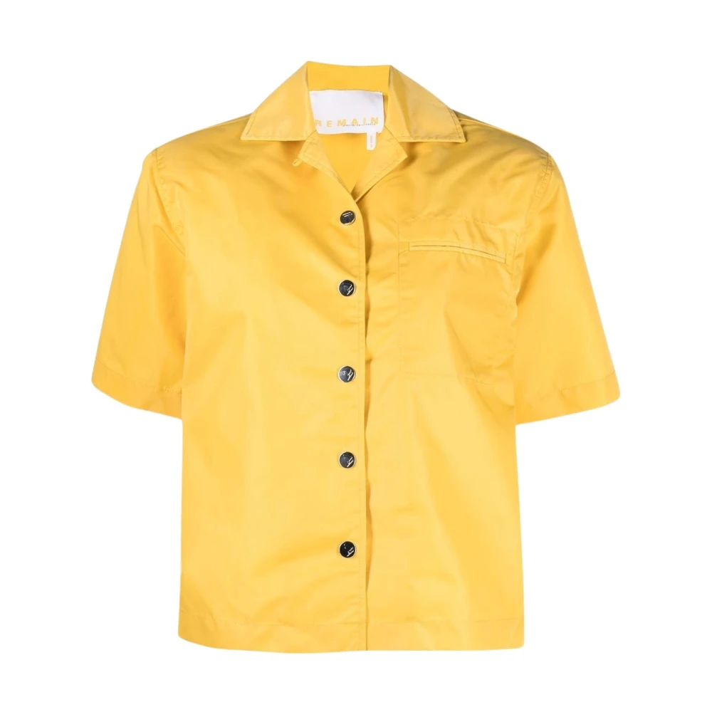 Remain Birger Christensen Gele Shirt Yellow Dames