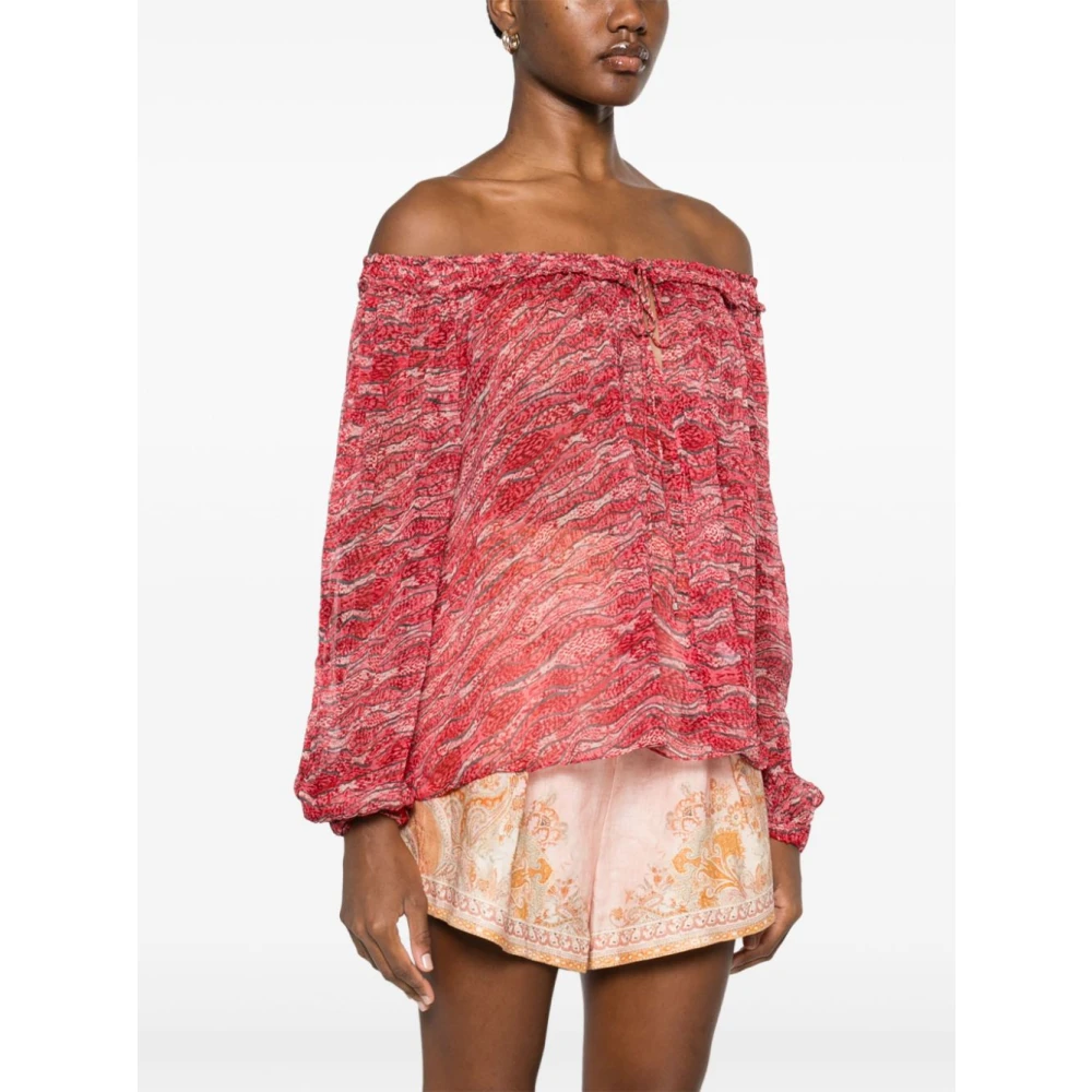 Isabel Marant Étoile Rode Etoile Shirts voor Vrouwen Red Dames