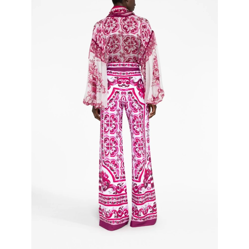 Dolce & Gabbana Stijlvolle Broek Pink Dames