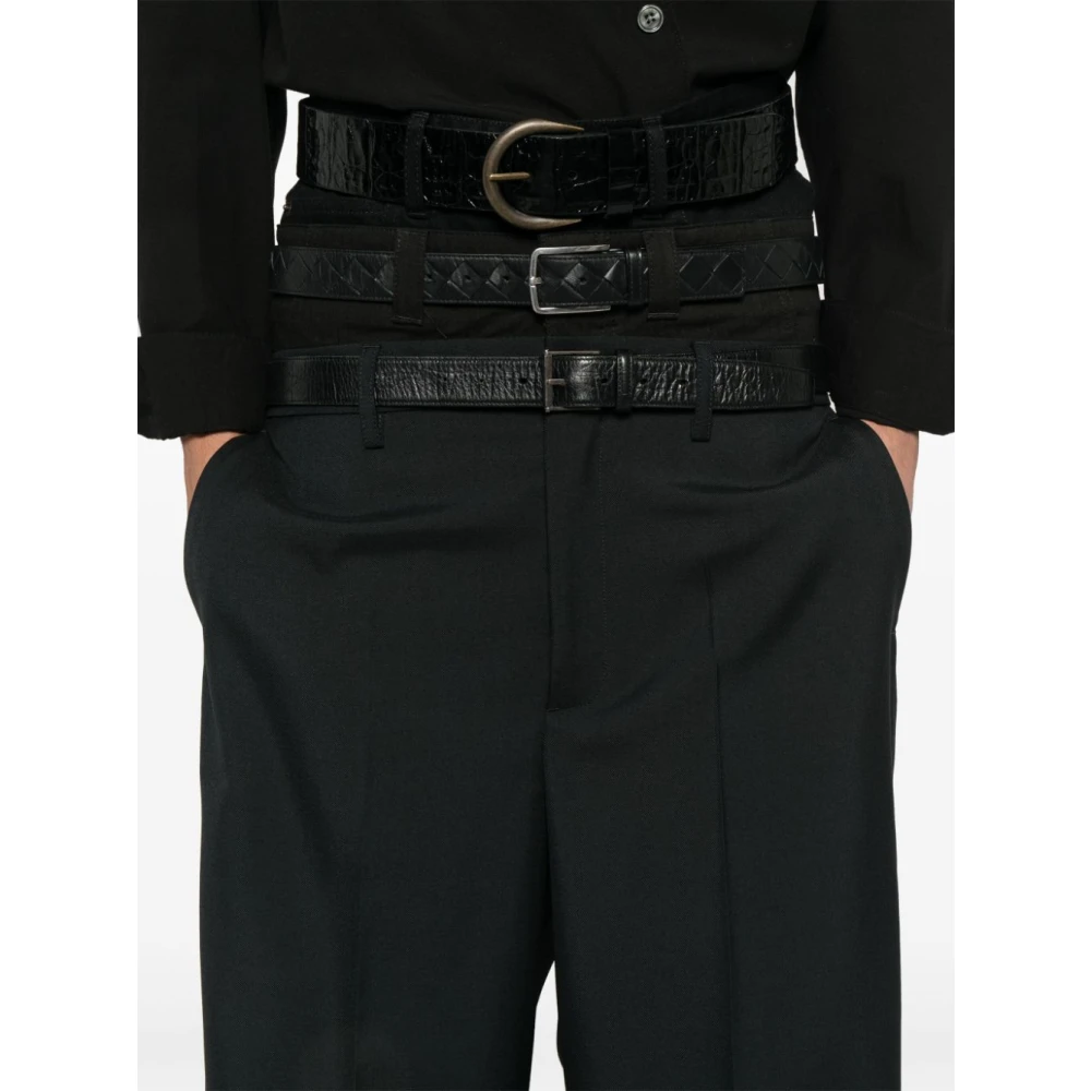Balenciaga Stijlvolle Broek Black Heren