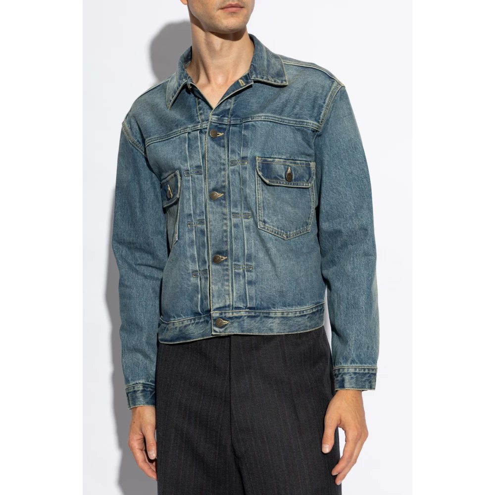 Maison Margiela Denim jas Blue Heren