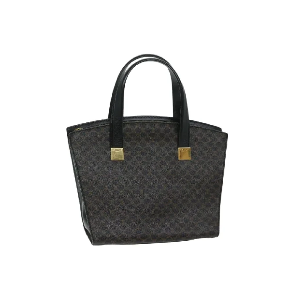 Celine Vintage Pre-owned Leather handbags Black Dames