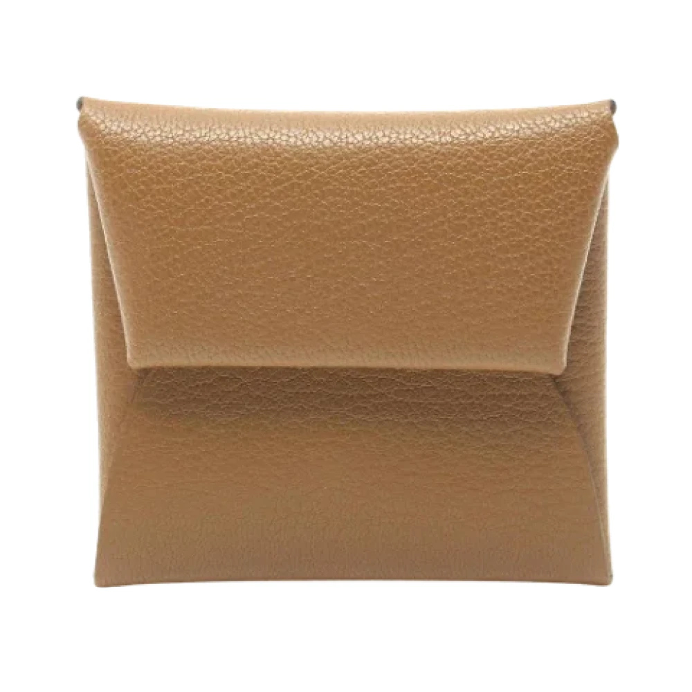 Hermès Vintage Pre-owned Leather wallets Brown Dames