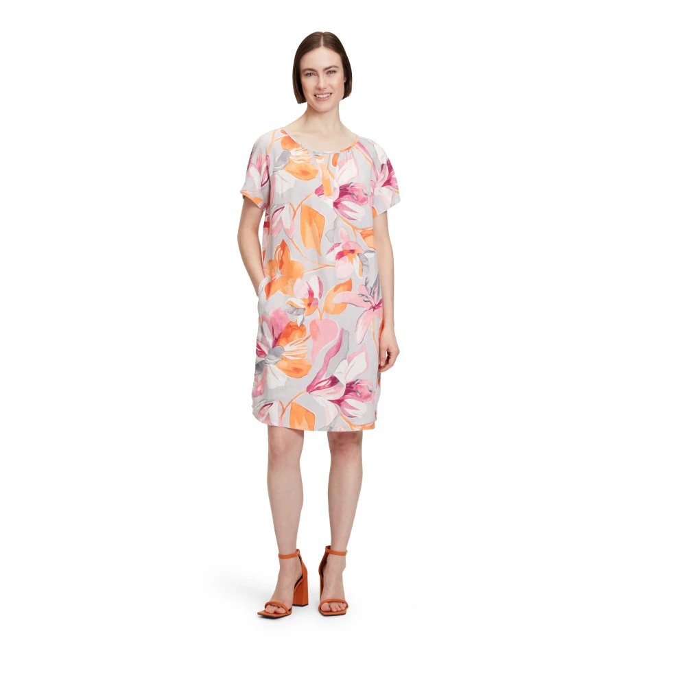 Betty Barclay Jurk met korte mouwen Multicolor Dames