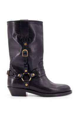 black-leather-studded-ankle-boots